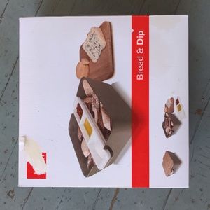 Nib vacu vin bread and dip serving dish